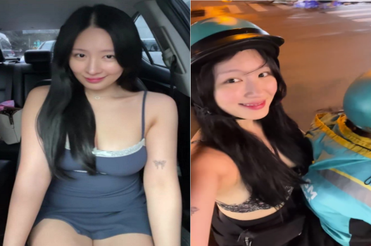 Kim Chi lồn dâm được chở đi ăn chim